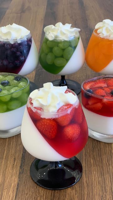 Chilled Yuzu Jelly with Fresh Berries