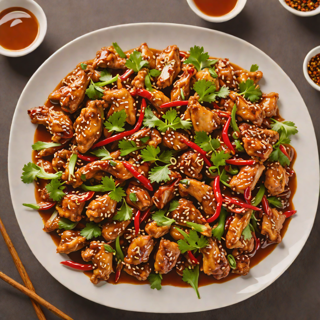 Spicy Szechuan Stir-Fried Chicken with Chili Oil
