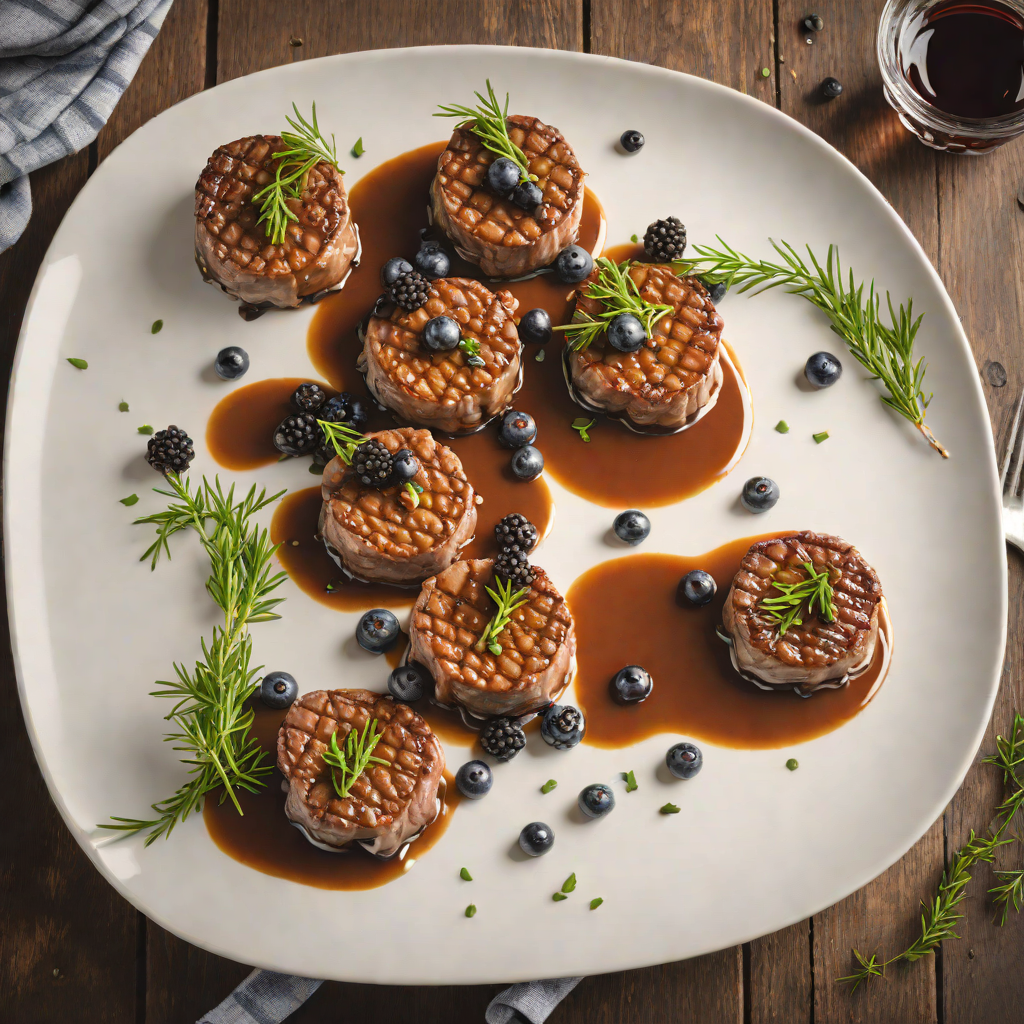 Pan-Seared Elk Medallions with Juniper Berry Sauce