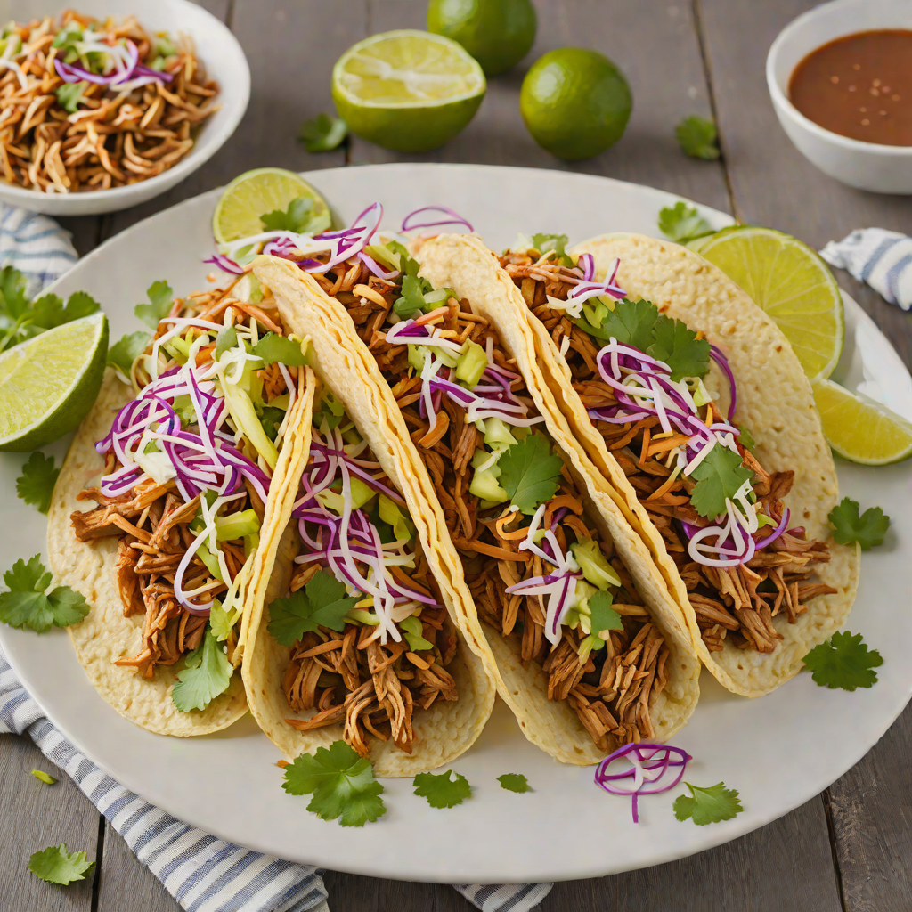 Chipotle-Spiced Pulled Pork Tacos with Fresh Cabbage Slaw