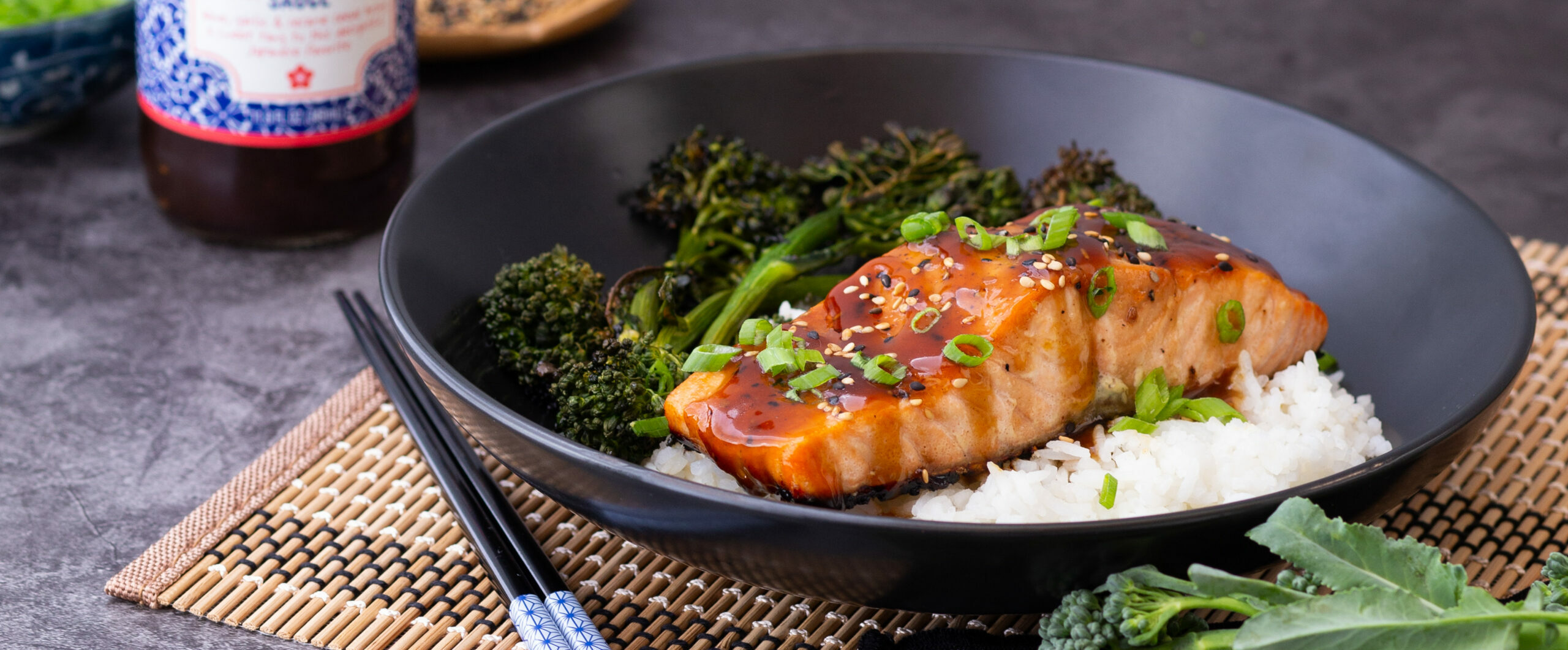 The Best Teriyaki Salmon with Rice