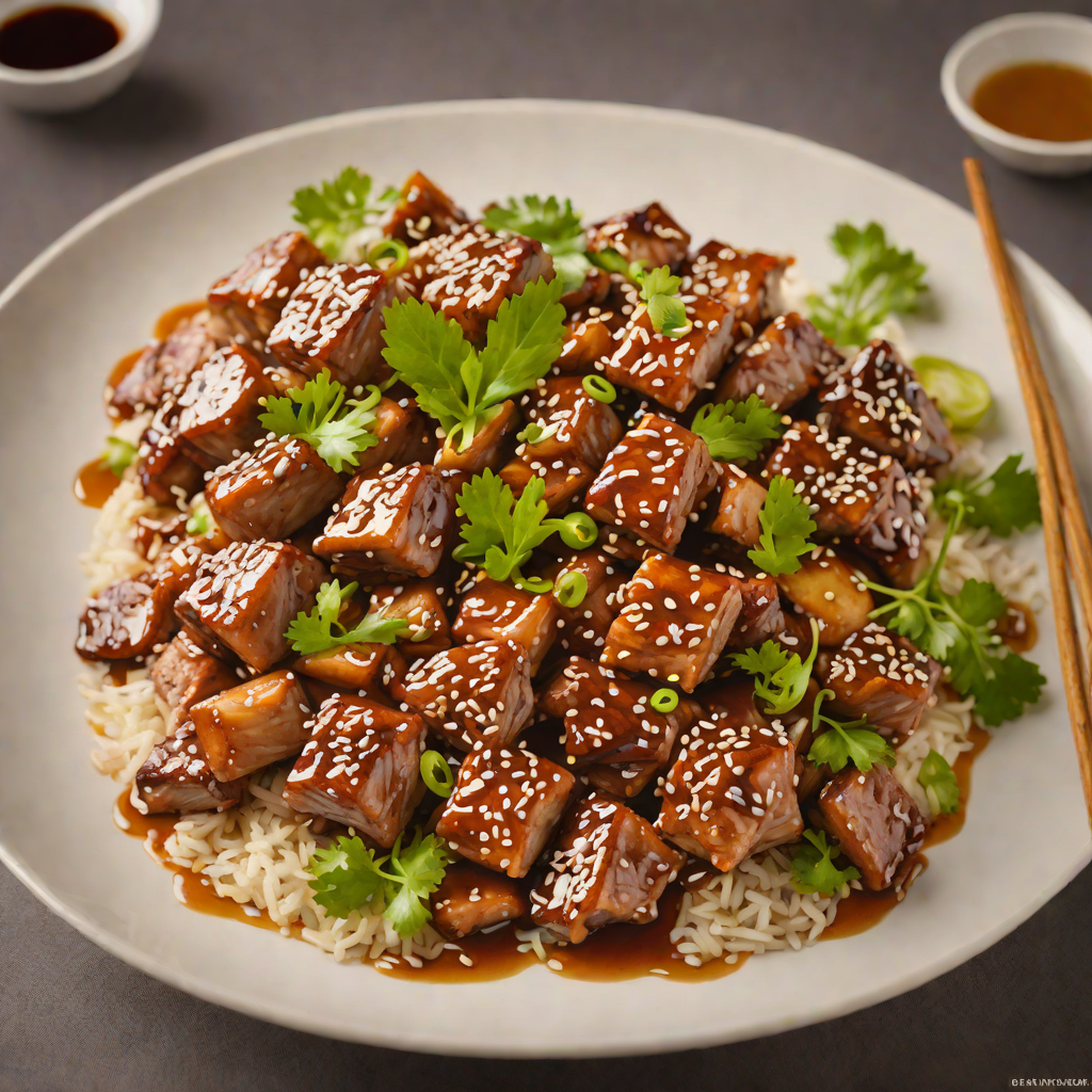 Stir-Fried Pork with Miso and Honey Glaze