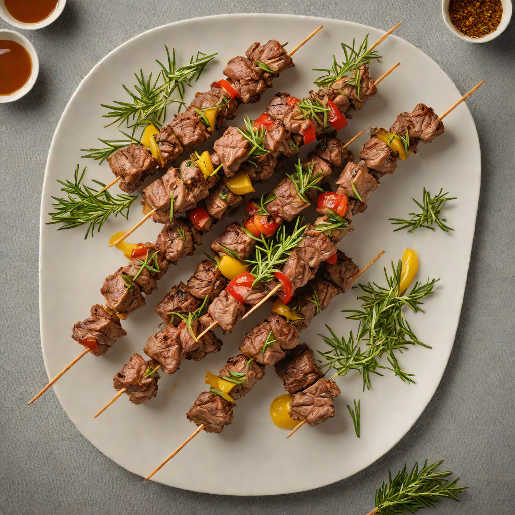 Rosemary and Cumin Beef Tenderloin Skewers