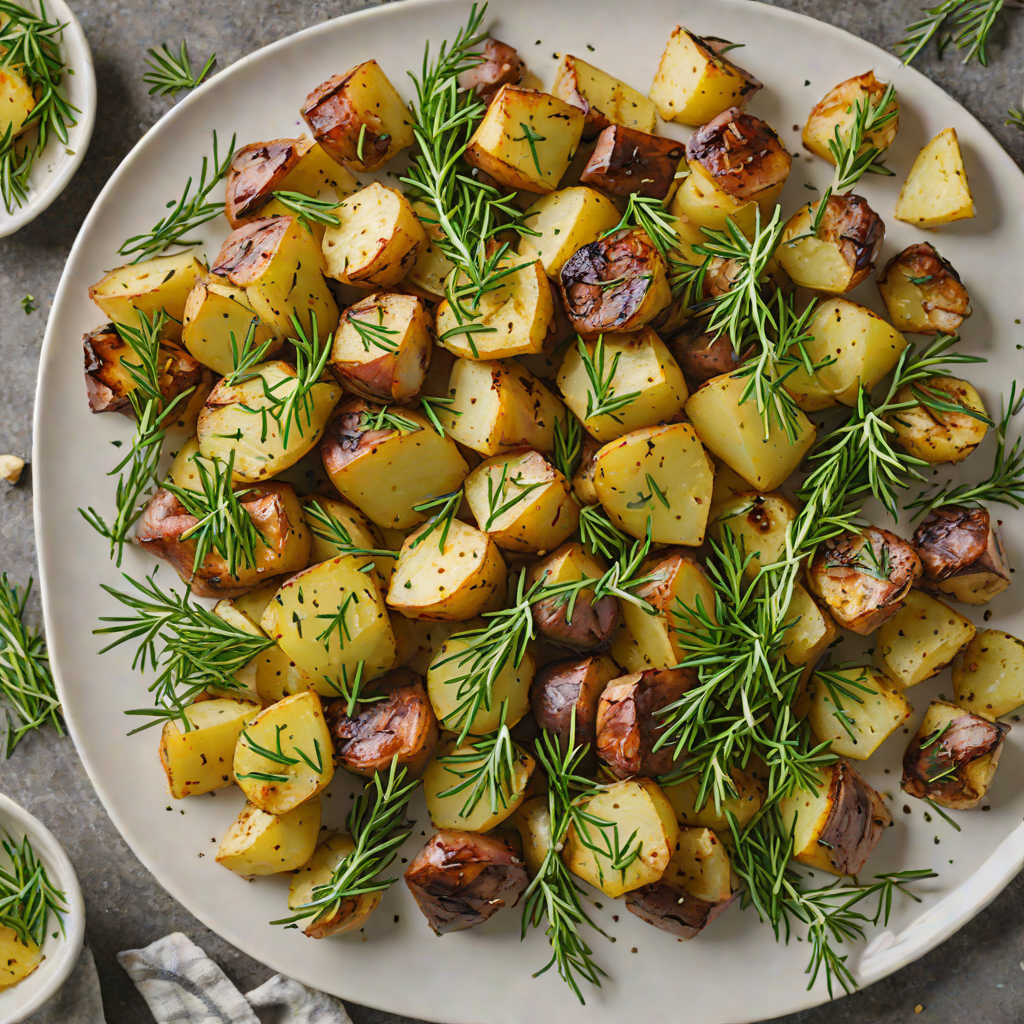 Sheet Pan Herb-Roasted Potatoes with Garlic and Rosemary