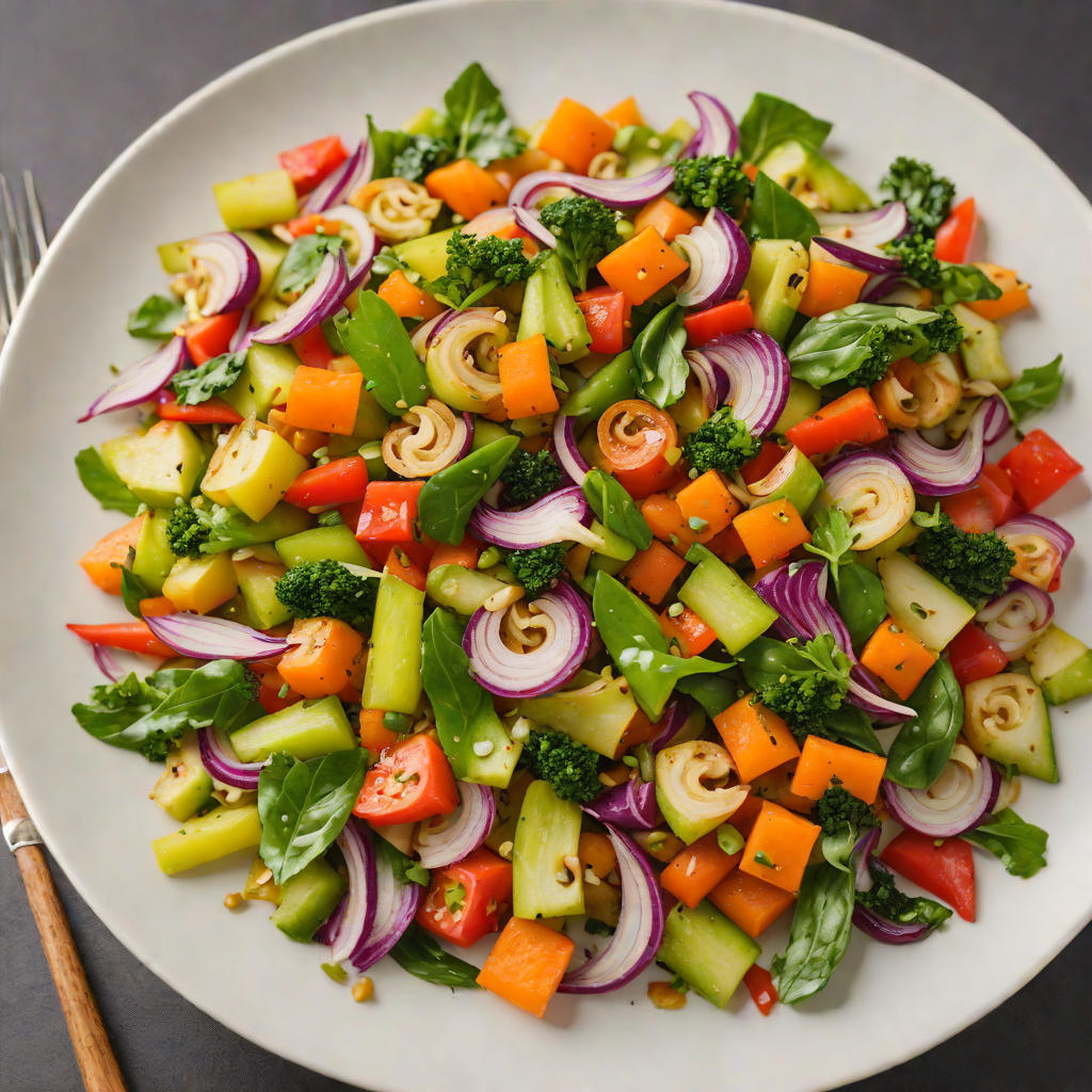 Stir-Fried Indigenous Vegetable Medley with Garlic and Ginger