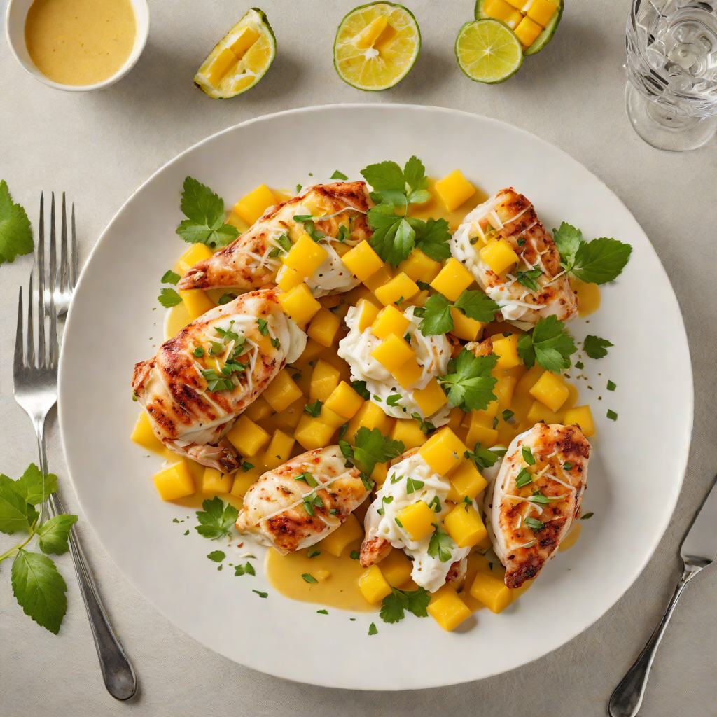 Sautéed Chicken with Mango and Coconut Lime Sauce
