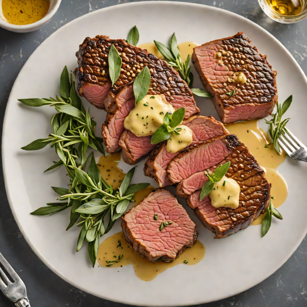 Pan-Seared Ribeye with Garlic Butter and Sage