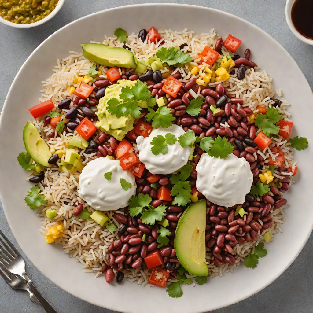 Red Bean and Rice Burrito Bowl