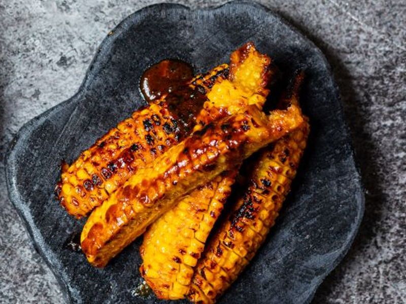 Miso Butter Corn with Toasted Sesame and Chili Flakes
