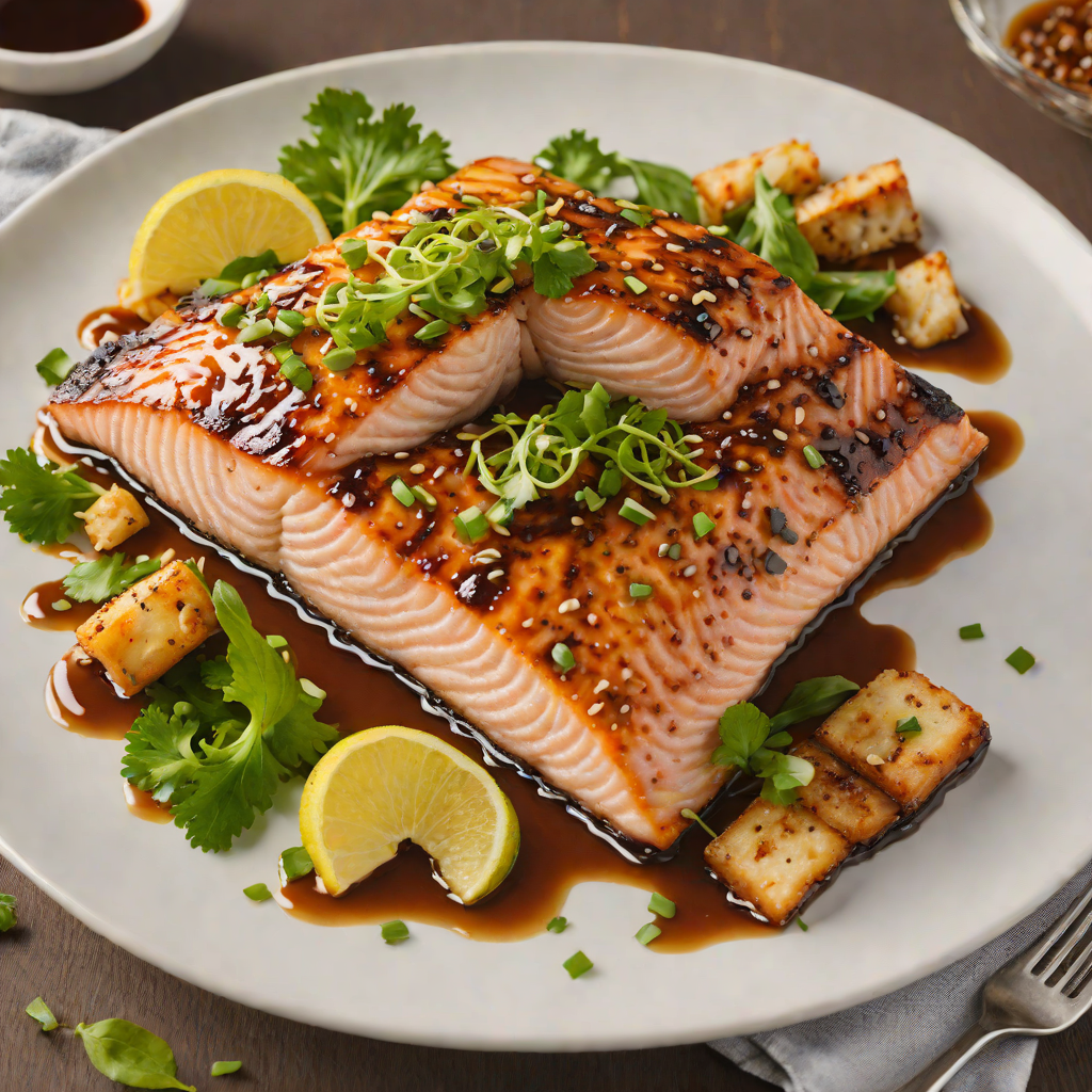 Seattle-Inspired Grilled Salmon with Maple-Soy Glaze