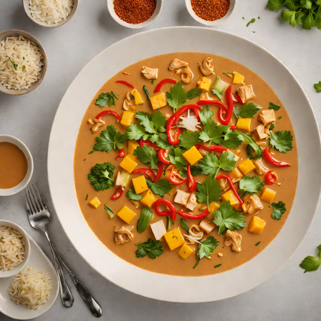 One-Pot Thai Red Curry with Coconut Milk and Vegetables