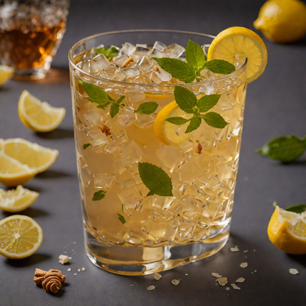 Ginger-Infused Jasmine Tea with Honey and Lemon