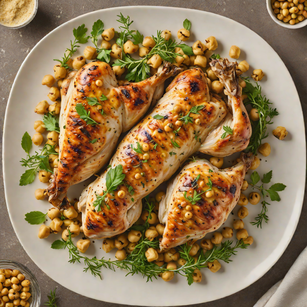 Herb-Roasted Chicken with Chickpeas