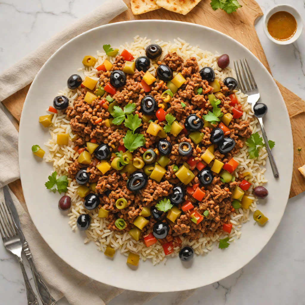 Spiced Dominican Beef Picadillo with Sofrito and Olives