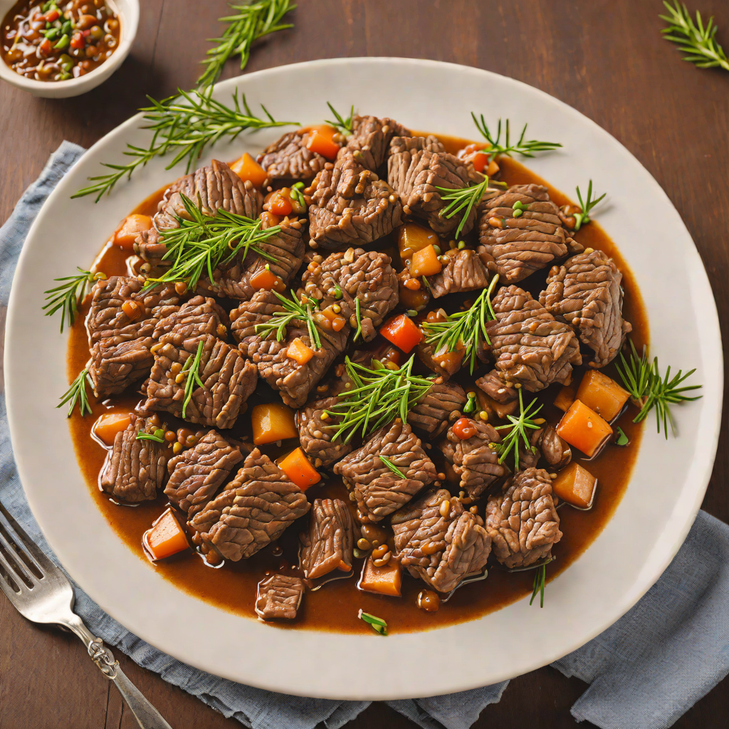 Slow-Simmered Tibs Beef with Rosemary and Berbere