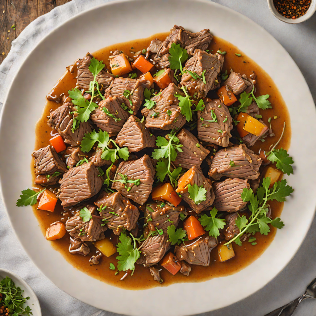 Slow-Cooked Braised Lamb with Spice Blend