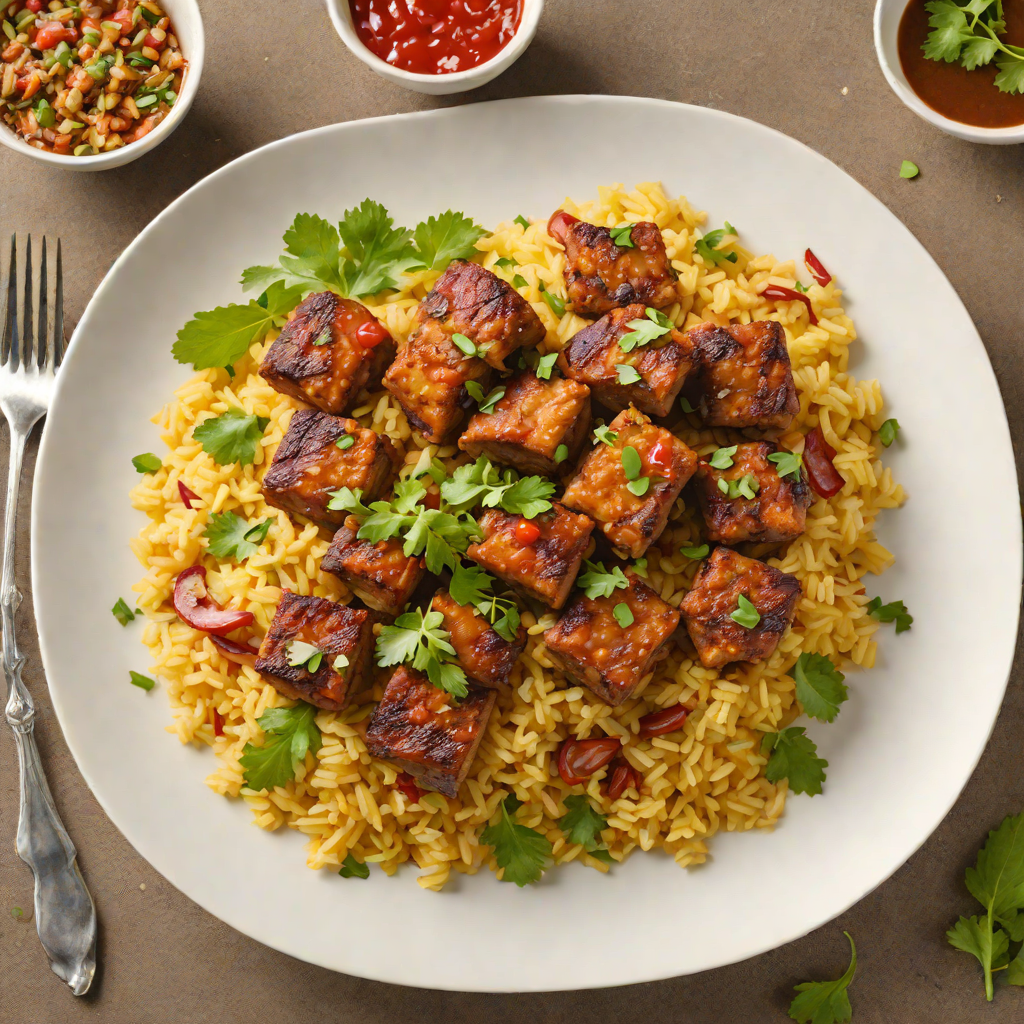 Mofongo-Style Garlic Mashed Plantains with Crispy Pork