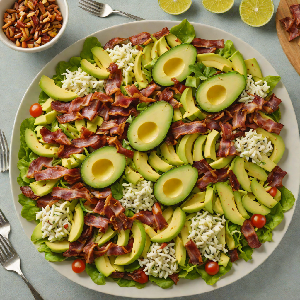 The Best Avocado Cobb Salad with Crispy Bacon