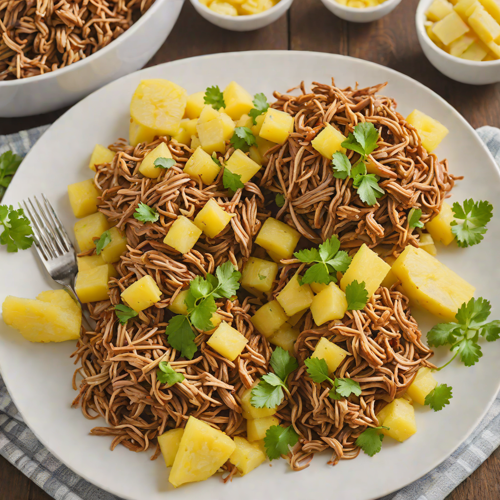 Caribbean-Style Slow Cooker Pulled Pork with Pineapple