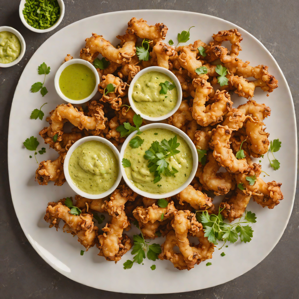 Spicy Dominican Chicharrón with Garlic Mojo Sauce