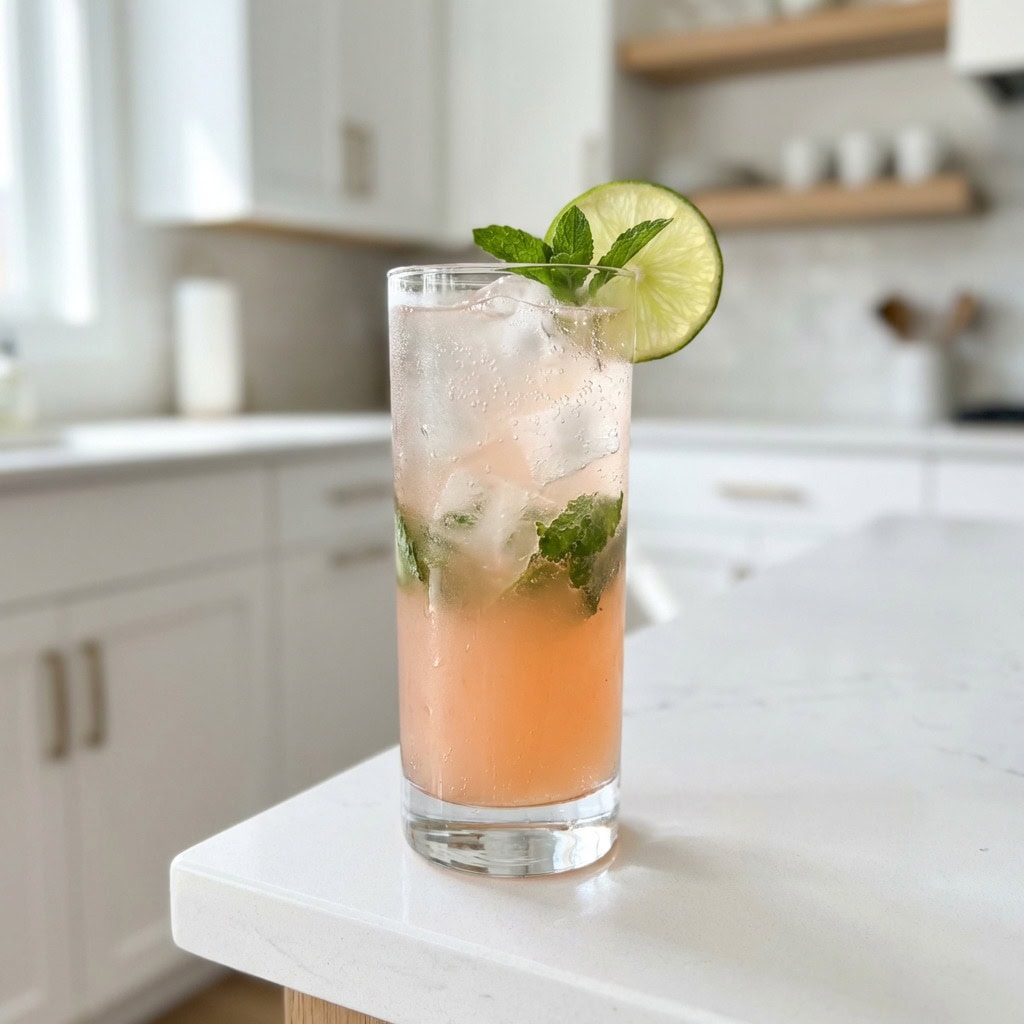 Tropical Guava Gin Collins