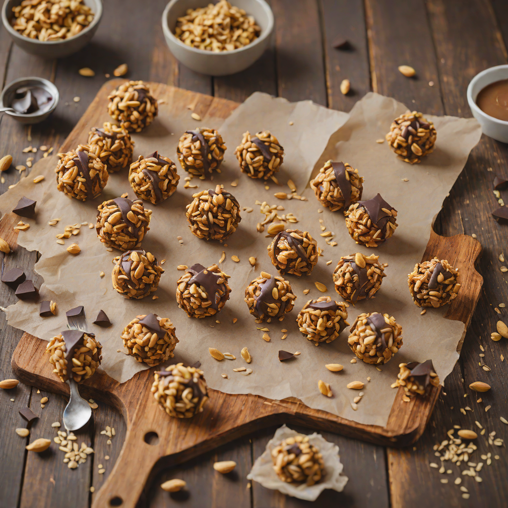 No-Bake Chocolate Peanut Butter Oat Bites
