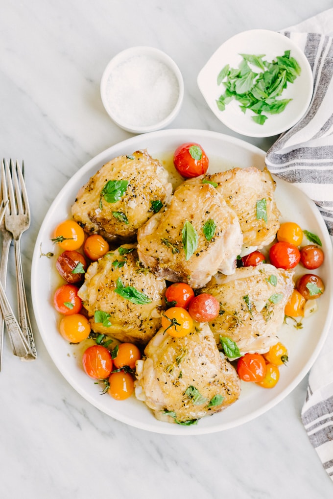 Crispy Herb-Crusted Chicken Thighs