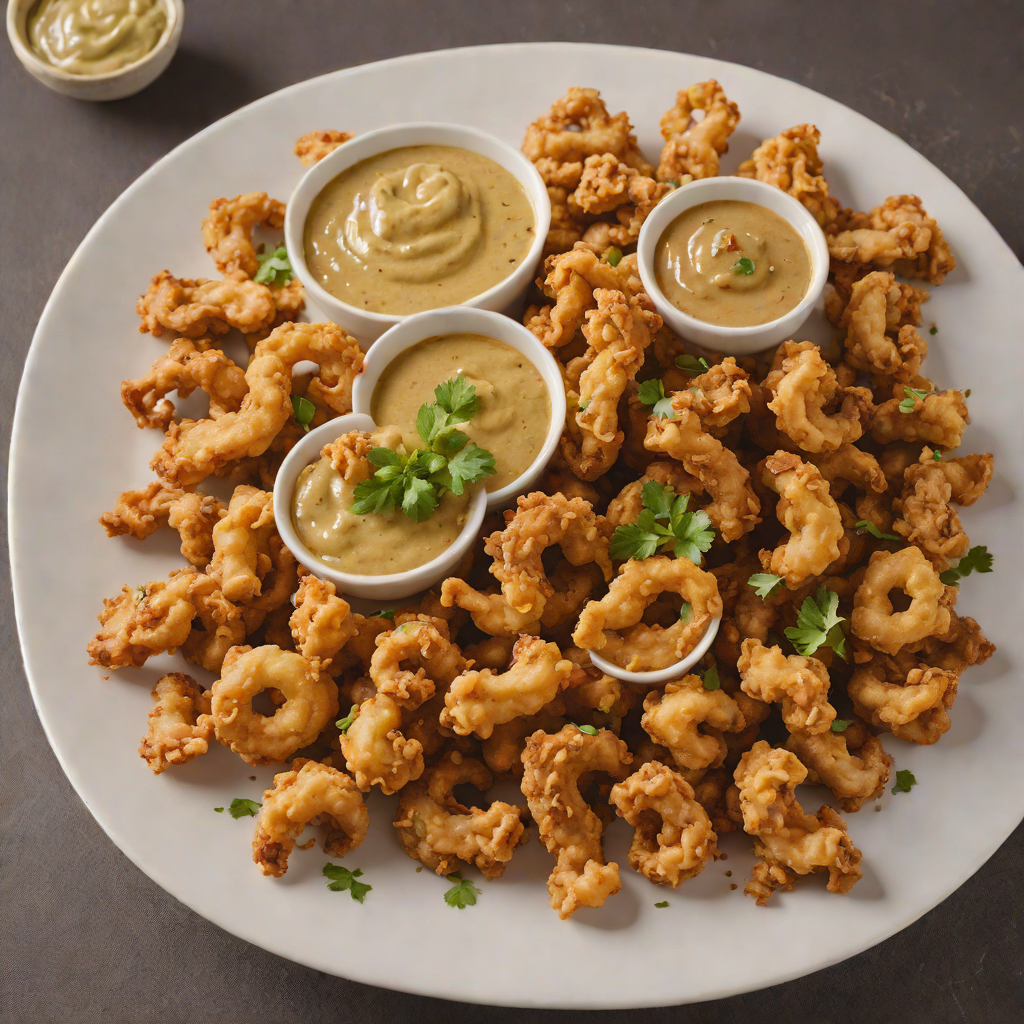 Spiced Dominican Chicharrón with Mojo Sauce