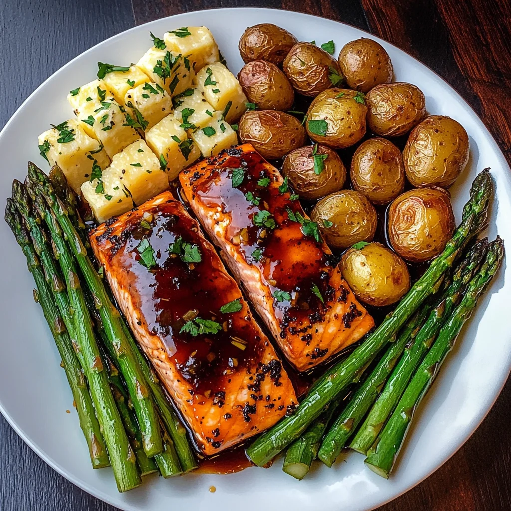 Honey-Lime Glazed Salmon with Asparagus