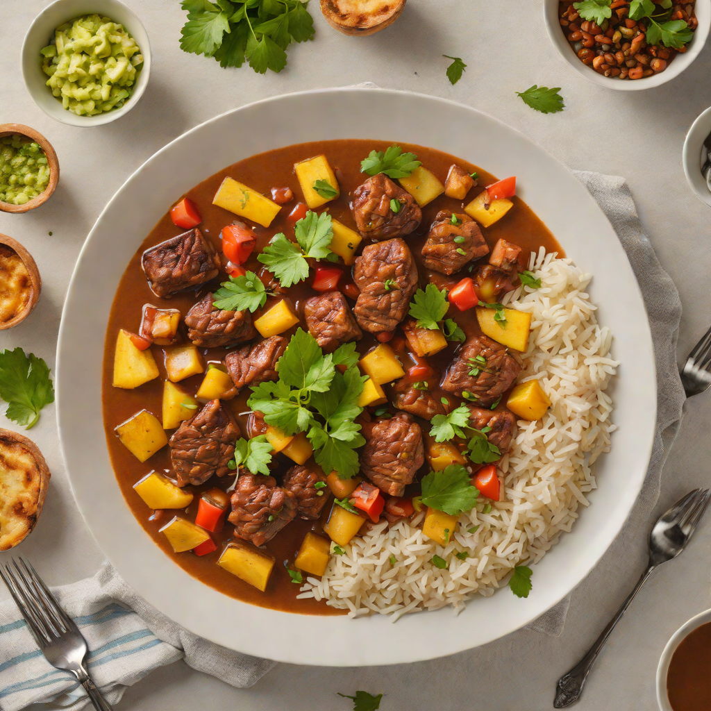Spiced Dominican-Style Pork Stew with Plantains