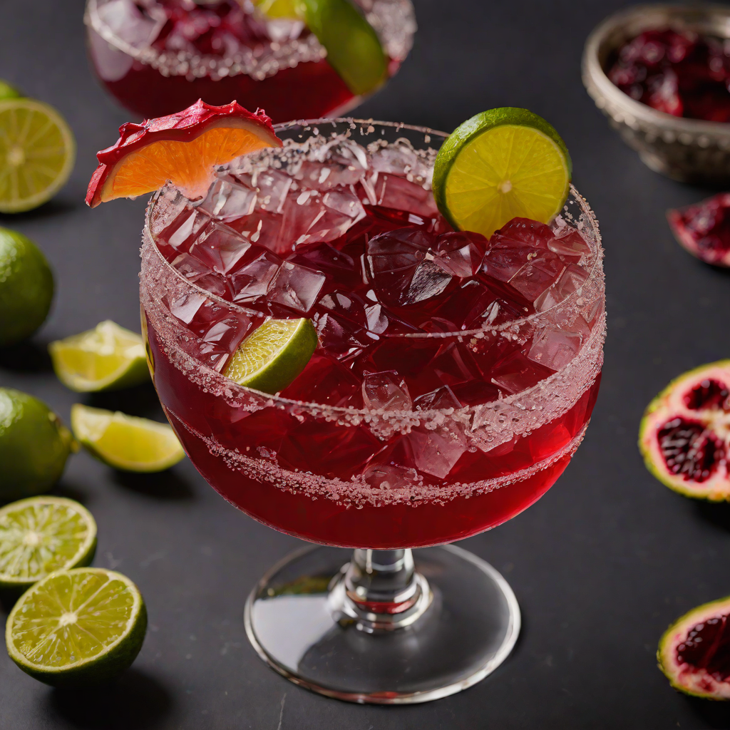 Smoky Mezcal Hibiscus Margarita