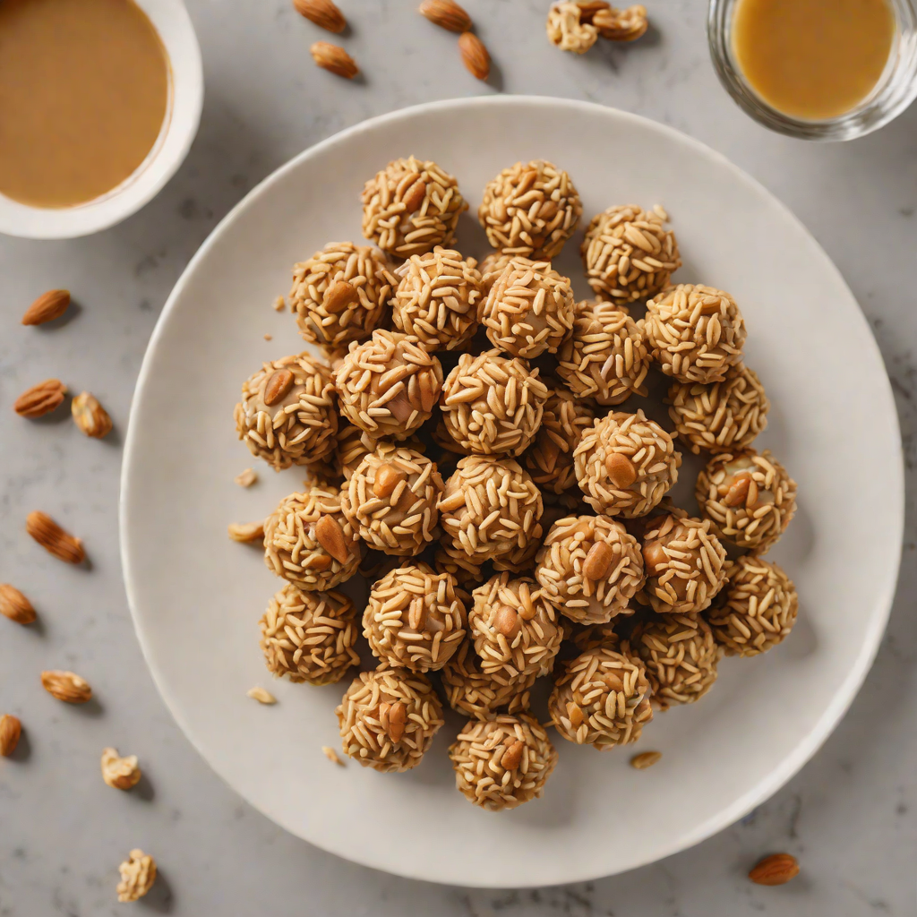 No-Bake Peanut Butter Energy Bites with Oats and Honey
