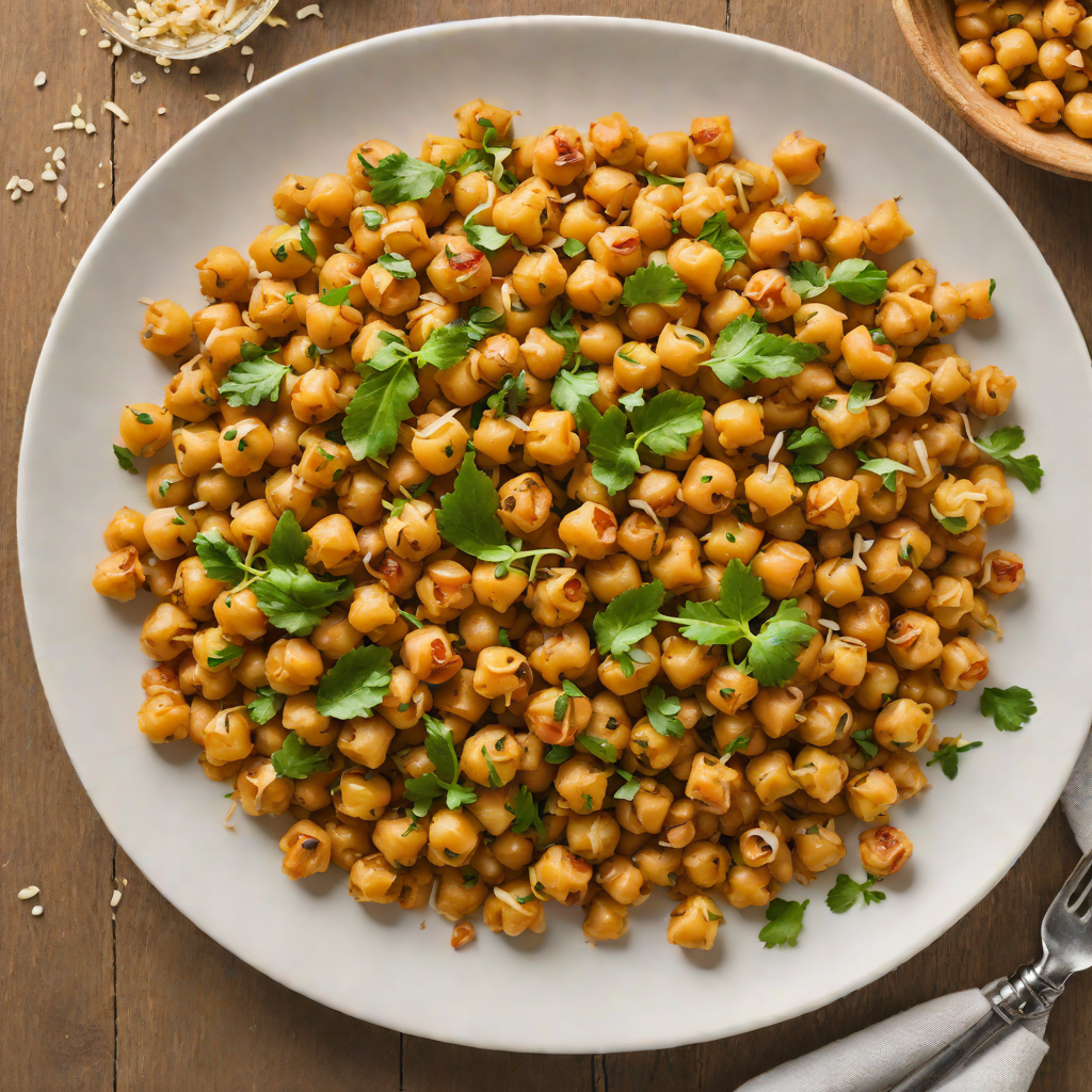 Sautéed Mediterranean Chickpeas with Garlic and Lemon