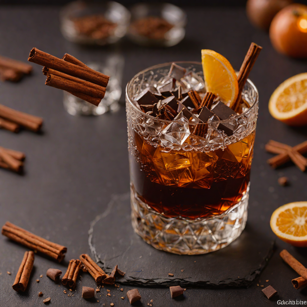 Spiced Cinnamon Dark Chocolate Old Fashioned