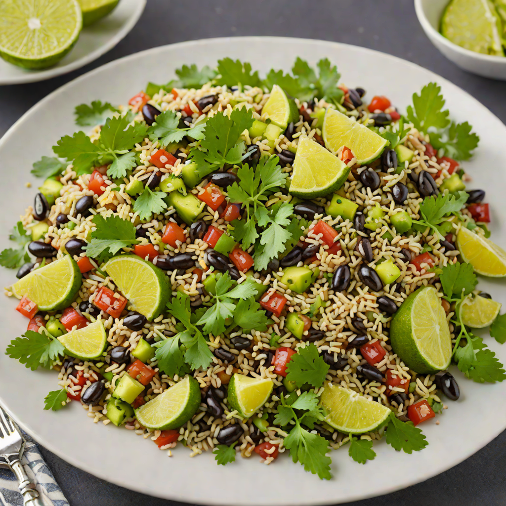 Cilantro-Lime Black Bean and Quinoa Salad