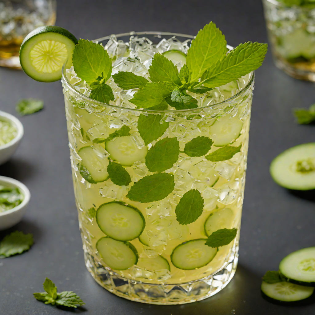 Cucumber-Mint Green Tea Cooler