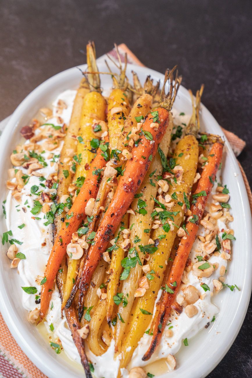 Honey-Roasted Carrots with Za'atar and Toasted Almonds