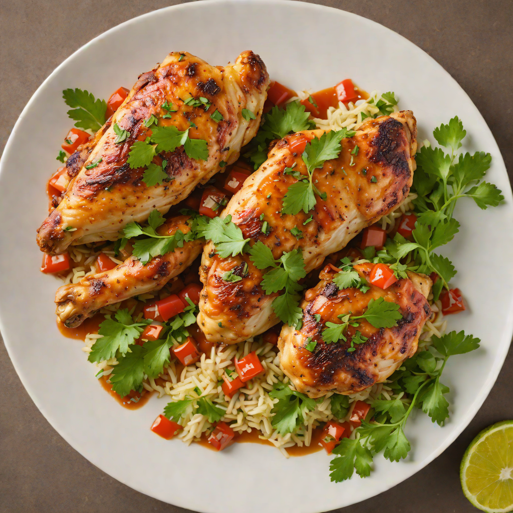 Spicy Dominican-Style Chicken with Sofrito and Cilantro