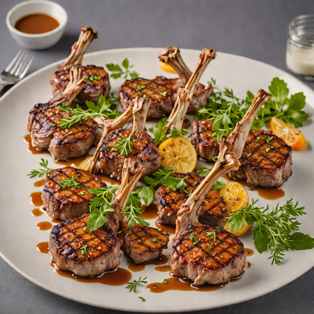 Grilled Herb-Marinated Lamb Chops