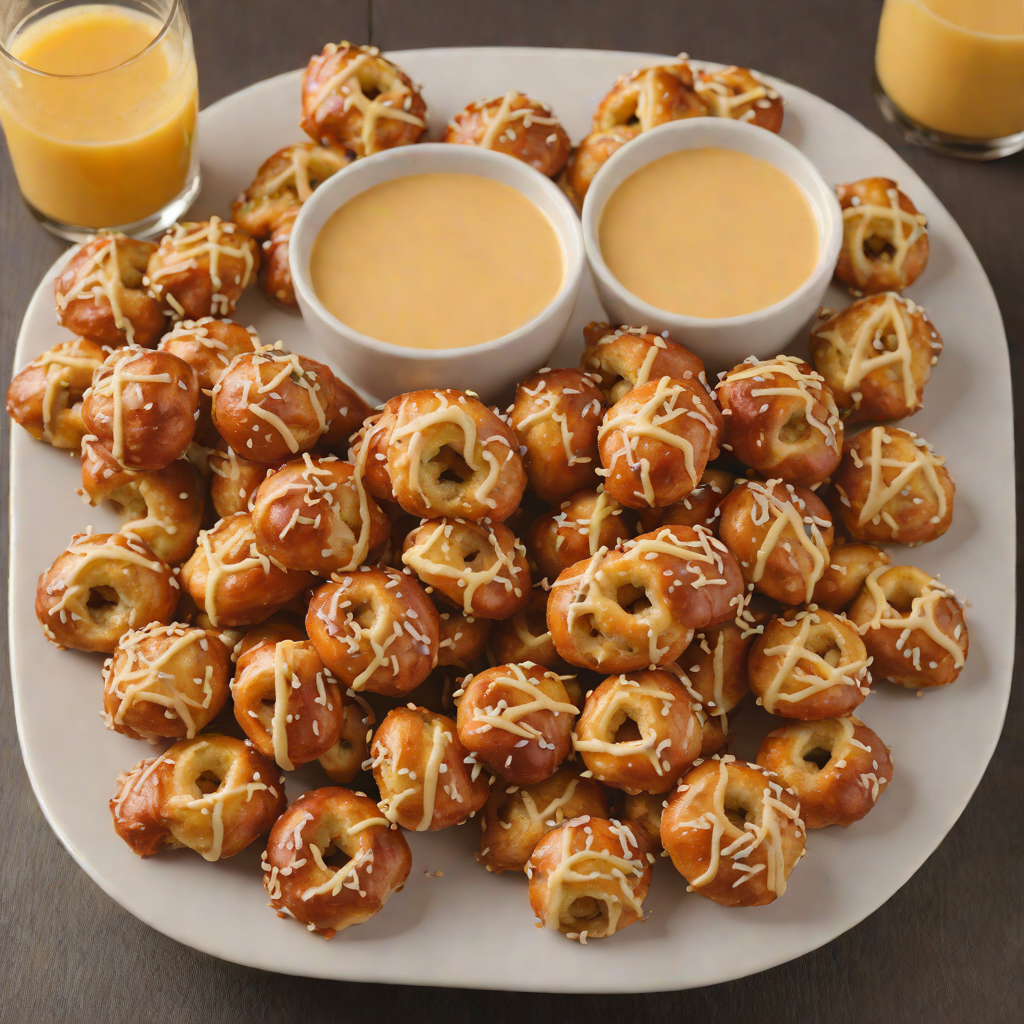 Microbrew Beer Pretzel Bites with Spicy Beer Cheese Dip