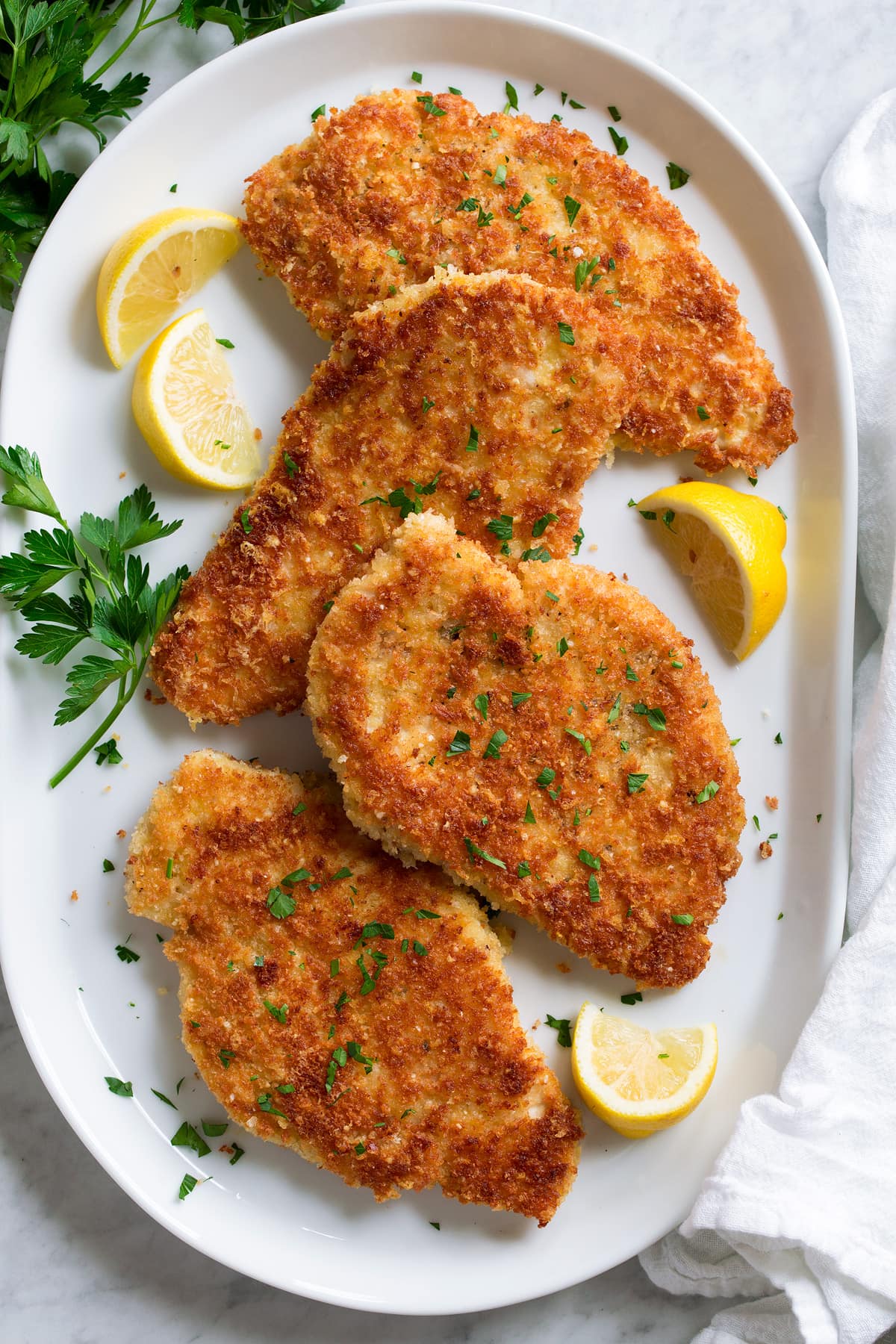 Parmesan-Crusted Chicken Thighs with Garlic Herb Butter