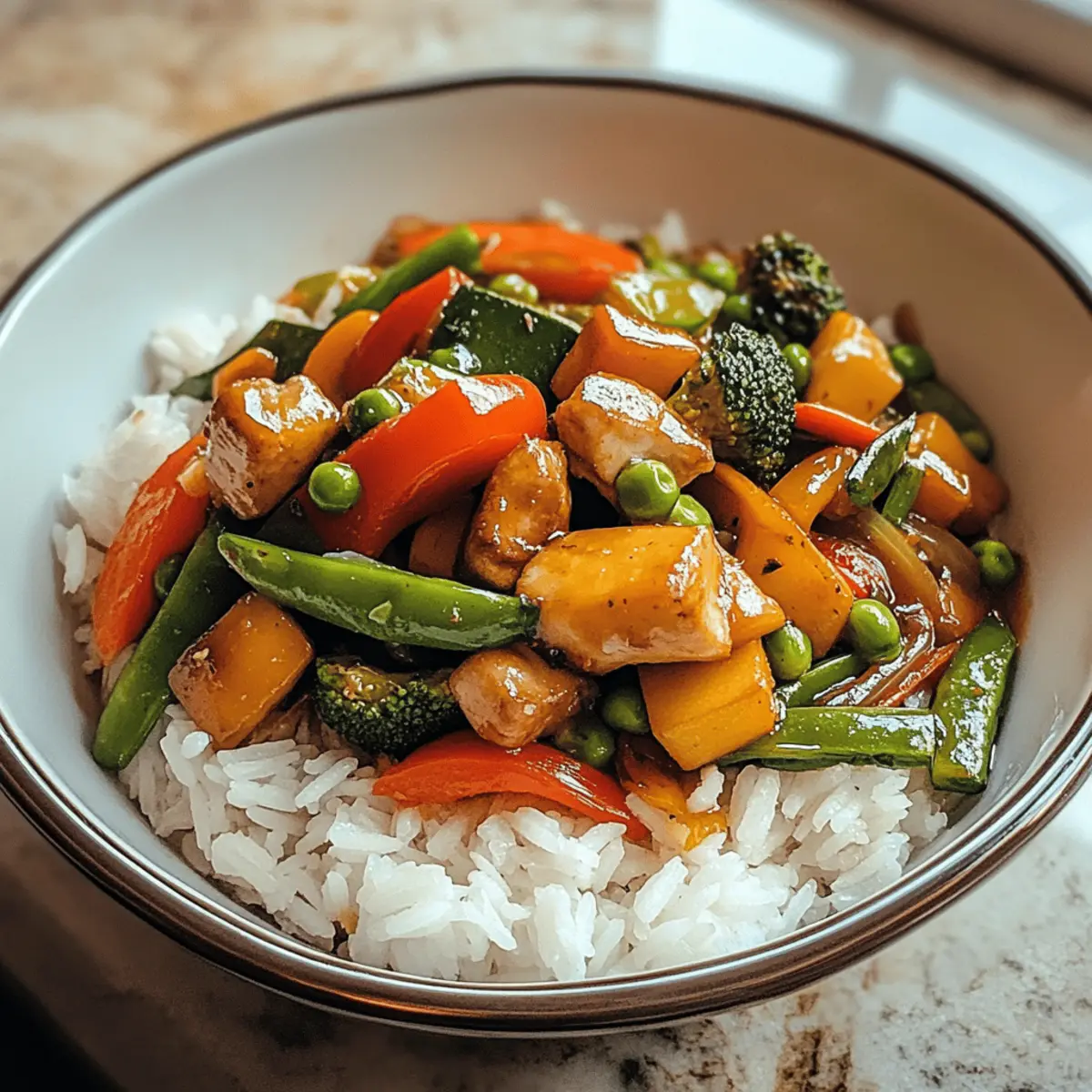 Stir-Fried Shanghai Vegetable Rice with Leafy Greens