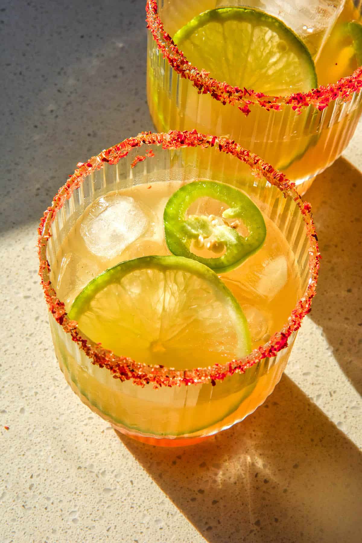 Falernum-Spiked Margarita with Lemon and Saline