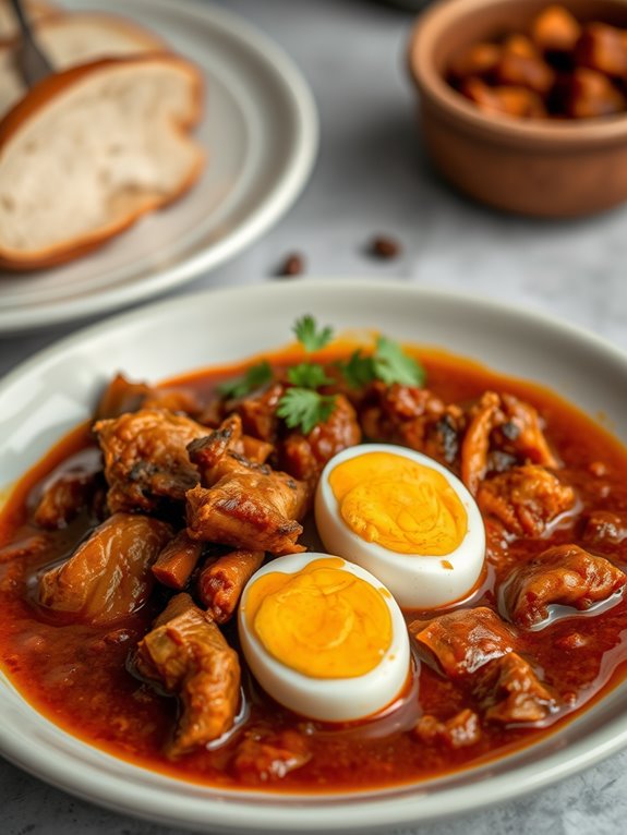Chicken Stew with Lemon and Hard-Boiled Eggs