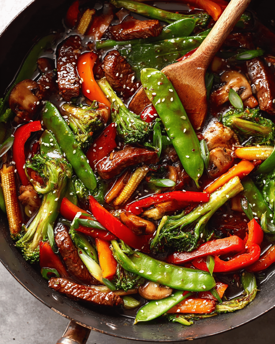 Quick Aussie-Style Stir-Fry with Garlic and Ginger