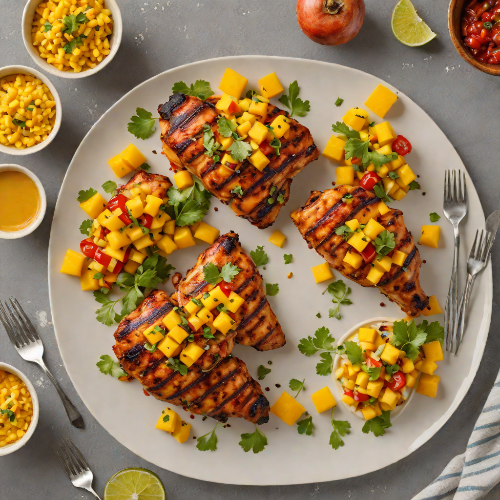 Grilled Peri-Peri Chicken with Mango Salsa
