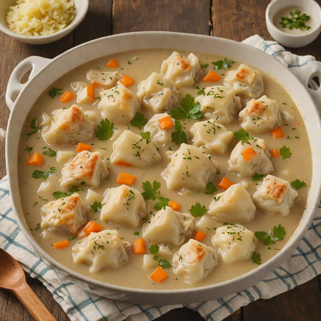 Comforting Chicken and Dumplings