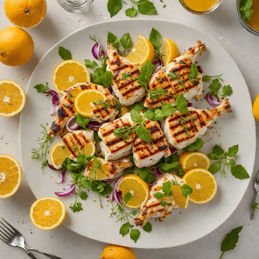 Grilled Citrus-Herb Chicken with Citrus Vinaigrette