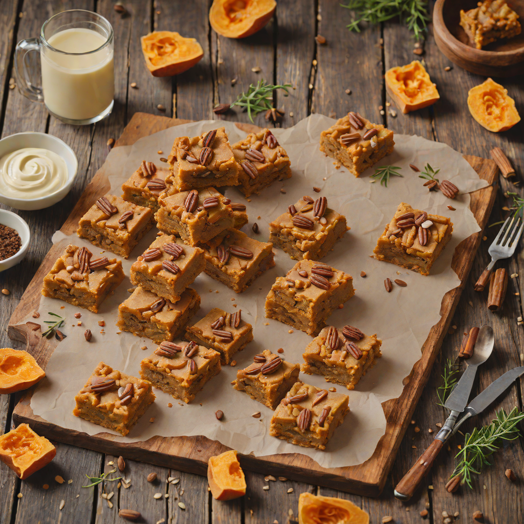 Cinnamon-Spiced Sweet Potato Cookie Bars