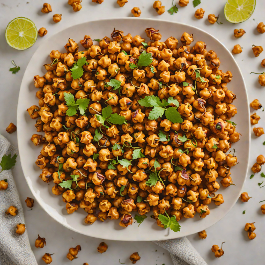 Chili-Lime Roasted Chickpeas with Smoked Paprika